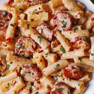 Pasta con Mozzarella Fresca
