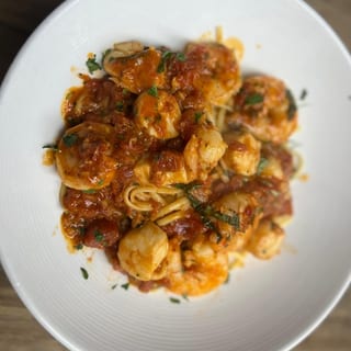 Scallops & Shrimp Diavolo